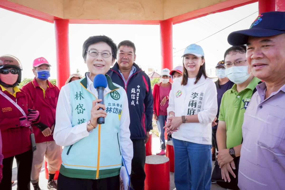 ▲林園海岸保衛戰!林岱樺攜手地方,爭取消波塊與清淤守護中門鄉親安居夢。