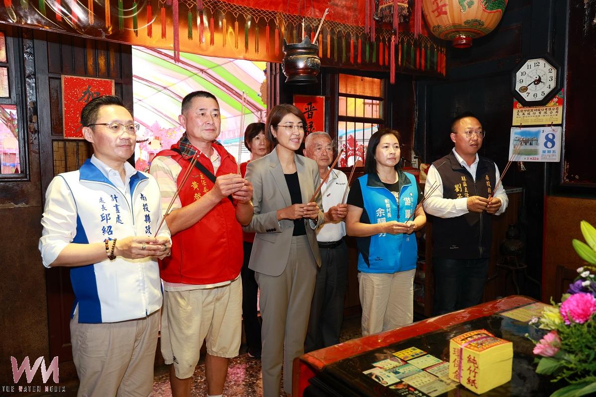 草屯朝清宮媽祖聖誕慶典登場 許淑華縣長參拜祝壽點起馬炮 - https://www.watchmedia01.com