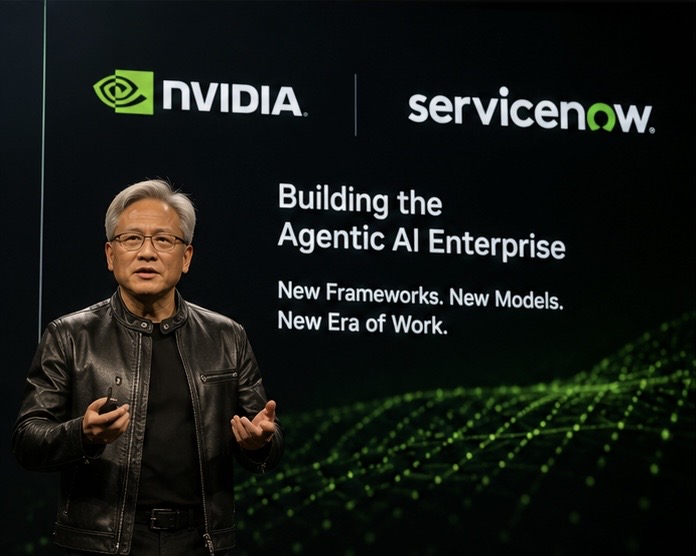 NVIDIA攜手ServiceNow推企業AI代理框架,生成式平台競爭轉向自動化工作流 35 452E56F9 2C75 4A51 8E56 772F1D657D52