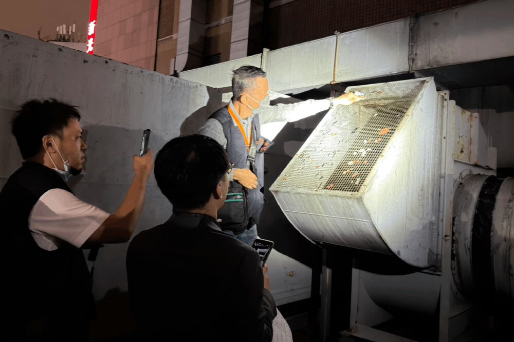 美食街老鼠從天花板掉落 台北市府跨局處稽查誠品生活南西店 219 照片來源:台北市政府