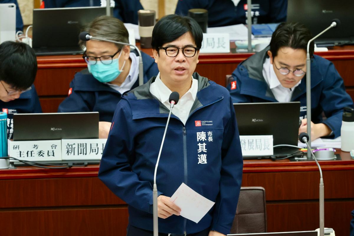 ▲高雄市長陳其邁針對議員關心鼠疫及漢他病毒等傳染病防治議題，表示市府將全力切斷傳播鏈，落實環境整頓，全面降低疾病傳播風險。