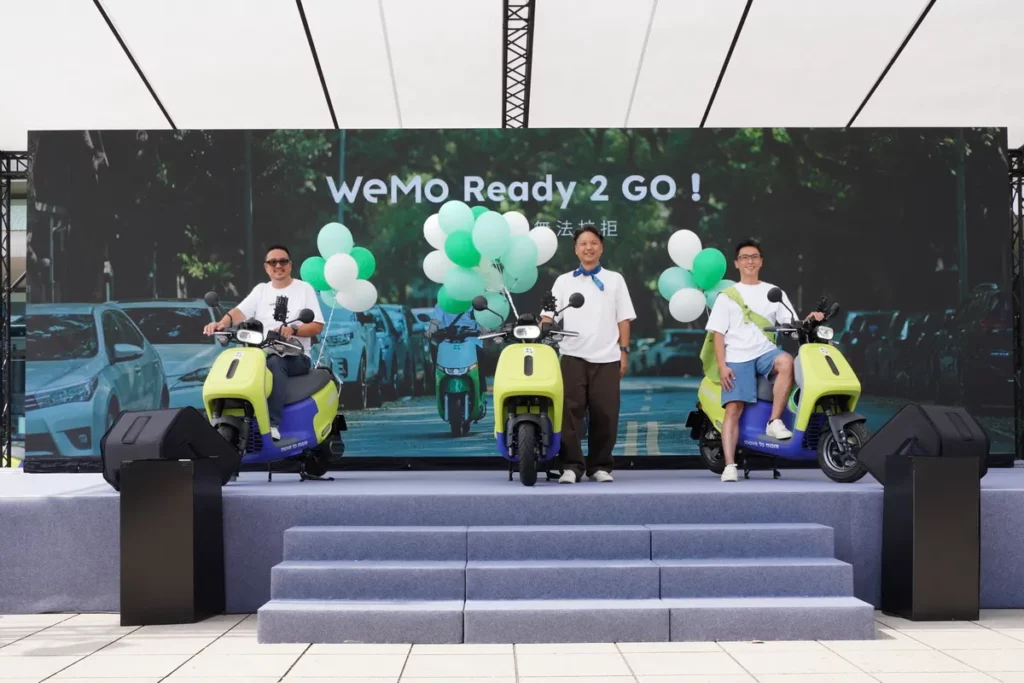 全台共享機車龍頭 WeMo 今（12）日宣告服務正式進入「雙倍升級」新時代！