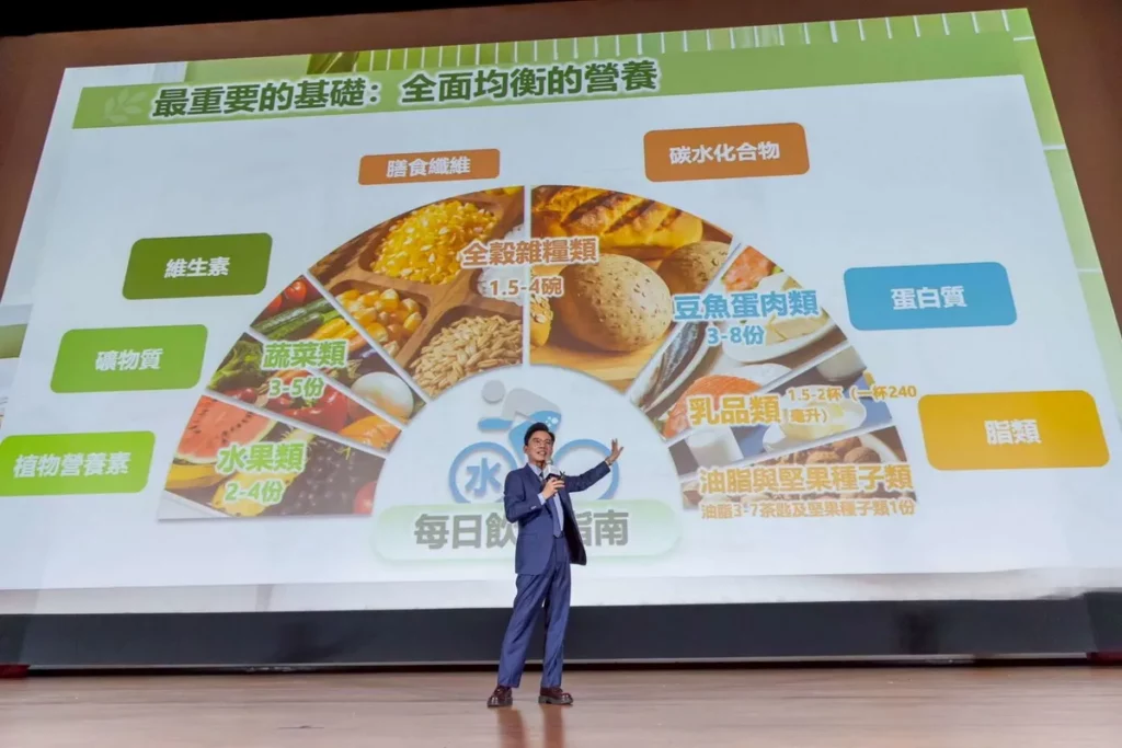 安麗產品培訓總監張旭提出「營養 6+1」黃金組合概念 打好長壽地基