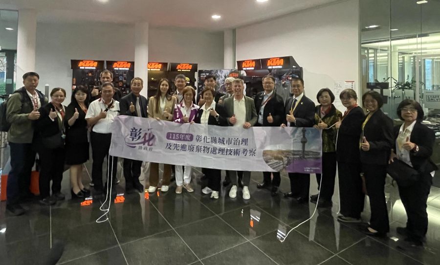 彰化零件供應奧地利自行車大廠KTM 王惠美說見證彰化深厚實力