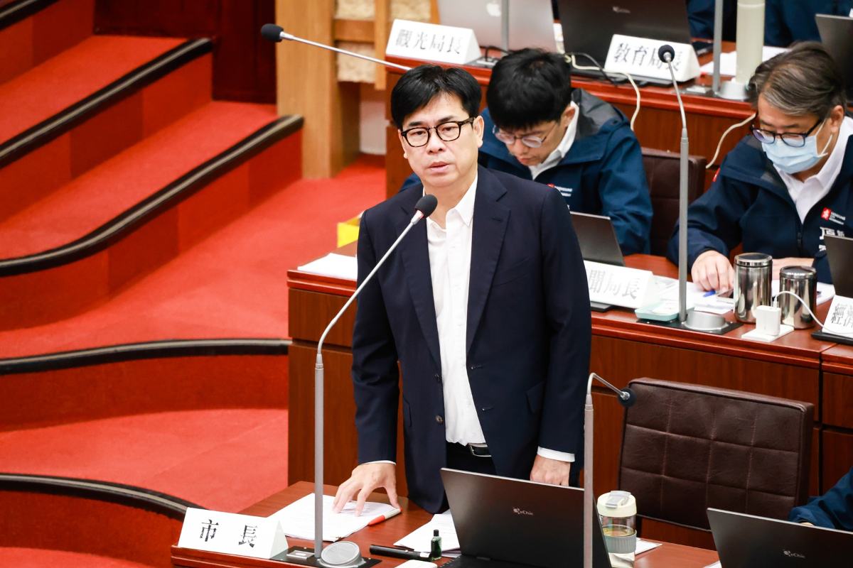 ▲高雄市長陳其邁針對議員關心銀髮家園規劃議題，表示市府將打造在地安老與整合照顧體系，營造友善高齡生活環境。