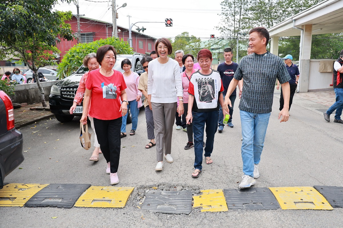 南投縣長許淑華會勘埔里及魚池13件道路工程投入2200多萬元改善