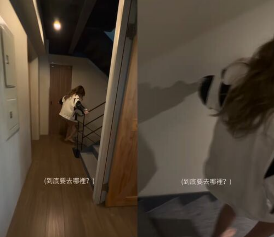A-Lin得知入圍,興奮拍手尖叫還光腳衝下樓。(圖/翻攝A-Lin IG)