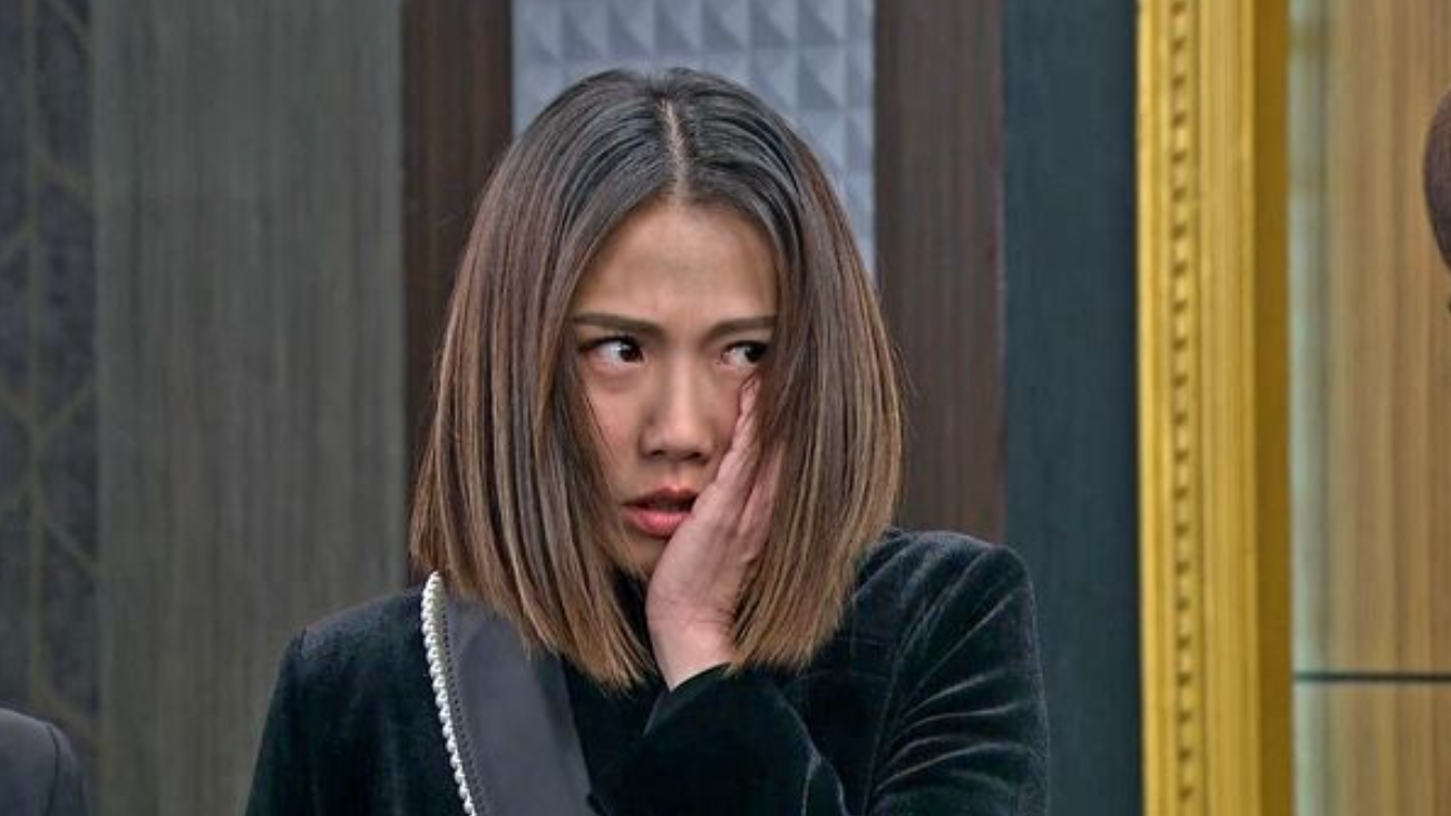 大牙演出反派角色,遭賞巴掌、潑紅漆。(圖/三立提供)