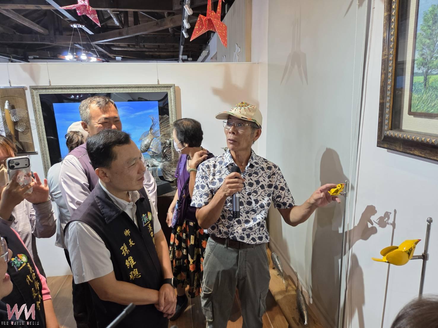 以溪口「鳥仔餅」為元素 賴銘傳《嘉有溪焊鐵藝》今開展 - https://www.watchmedia01.com