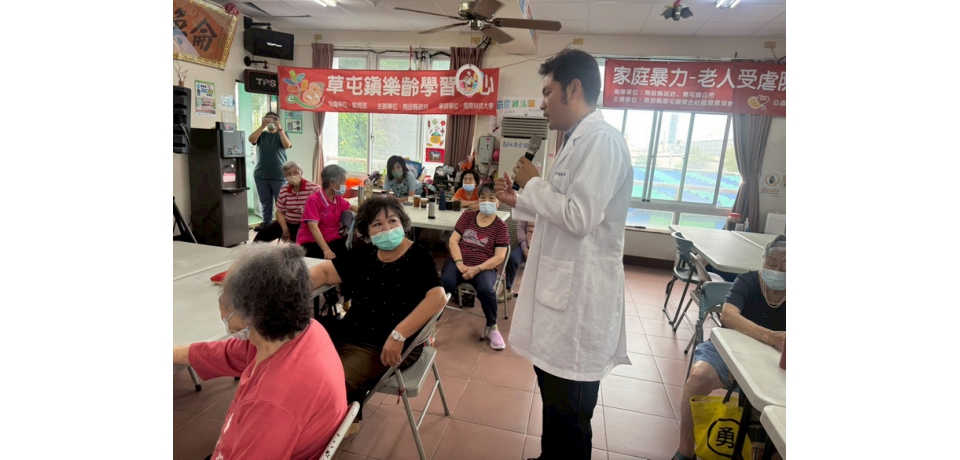 AI互動健康衛教進社區　草屯療養院攜手長者預防三高守護健康