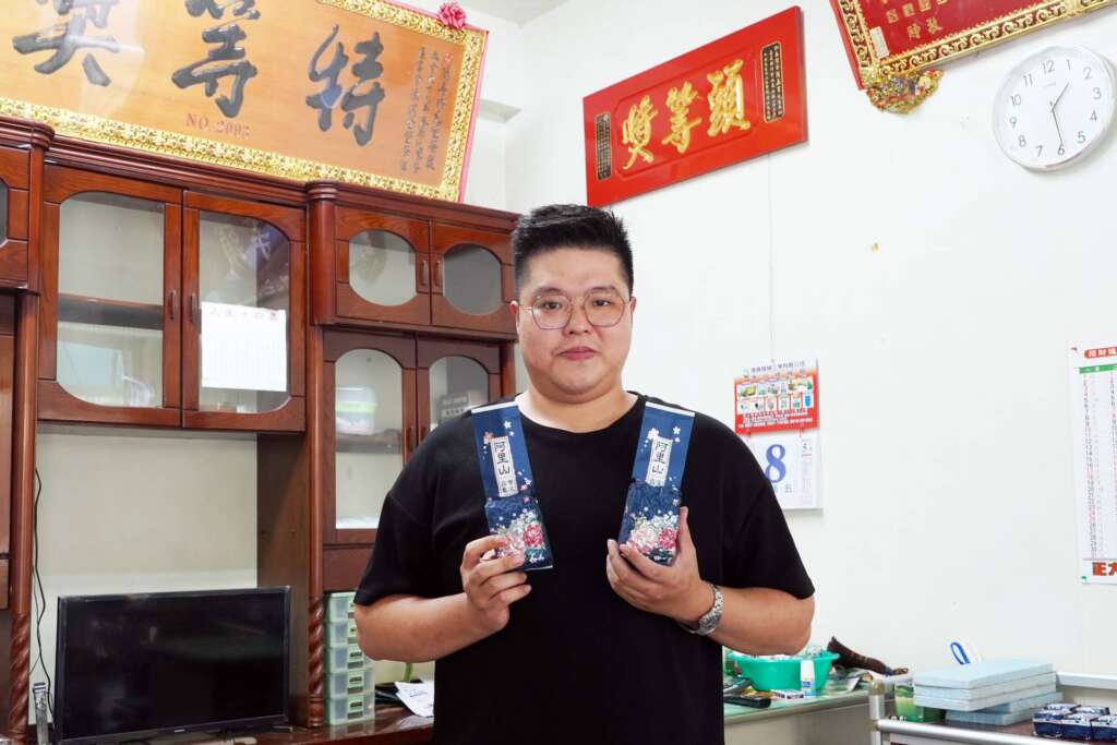▲和泰製茶所第三代茶農簡誌宏希望運用大葉大學所學的行銷幫助茶產業。(圖/記者林明佑翻攝)