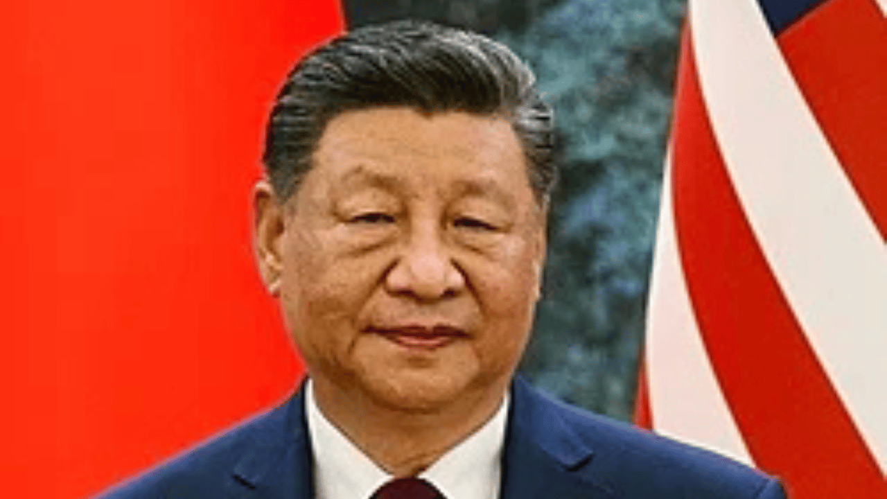 習近平在北京會見美國總統川普。(圖:維基百科)