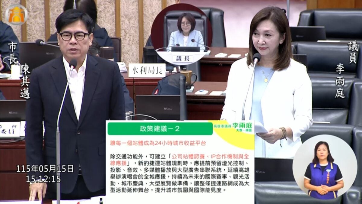 ▲李雨庭促高捷結合城市IP,打造全台最有感捷運路網。