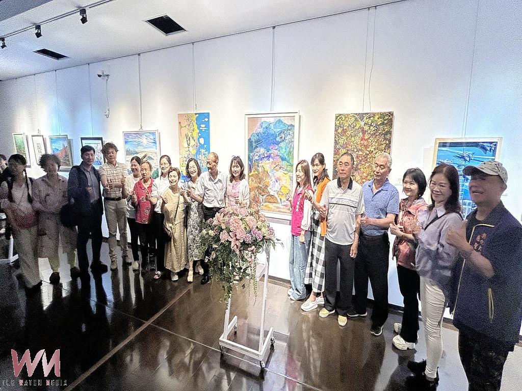 流光疊影展現藝術跨越世代 清溪新文藝學會會員聯展綻放創作魅力 - https://www.watchmedia01.com