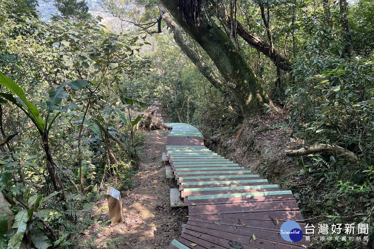 打造北橫人文山林旅遊新亮點,桃園復興「枕頭山步道」環境改善工程完工啟用。<br /><br />