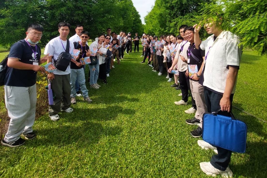 嘉義市政府為落實「共好」精神並提升在地婚育率，攜手九華山地藏庵扮起紅娘，為幸福緣分牽紅線開契機。（圖/嘉義市政府提供）
