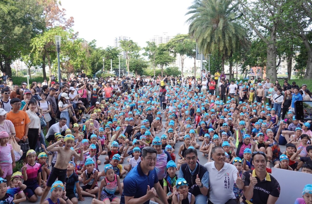 ▲「2026 ForceKids 小鐵人挑戰賽」於台中大里運動公園及國民暨兒童運動中心熱血開跑。(圖/記者顏淑娟翻攝)