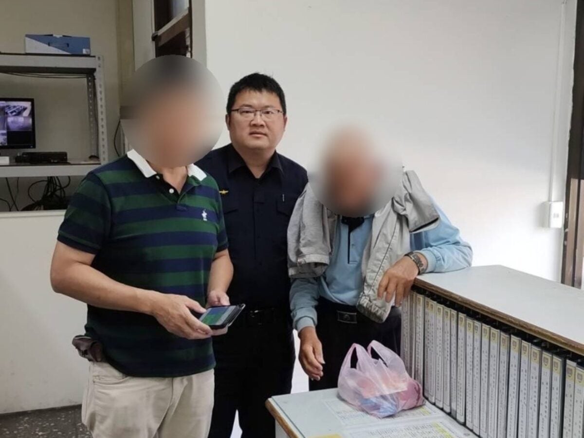 ▲阿公又是你！-同日兩度迷途暖警全程守護。