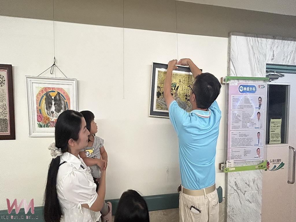 賴珮璉師生四代同堂揮灑藝術人生　彰化醫院聯展充滿療癒能量 - https://www.watchmedia01.com