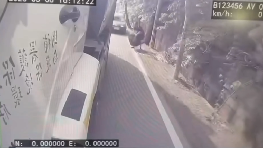 ▲台南婦倒垃圾竟慘死！黑車「硬鑽車縫」猛撞釀禍 肇事男：腦袋空白（圖／翻攝自LINE社群）