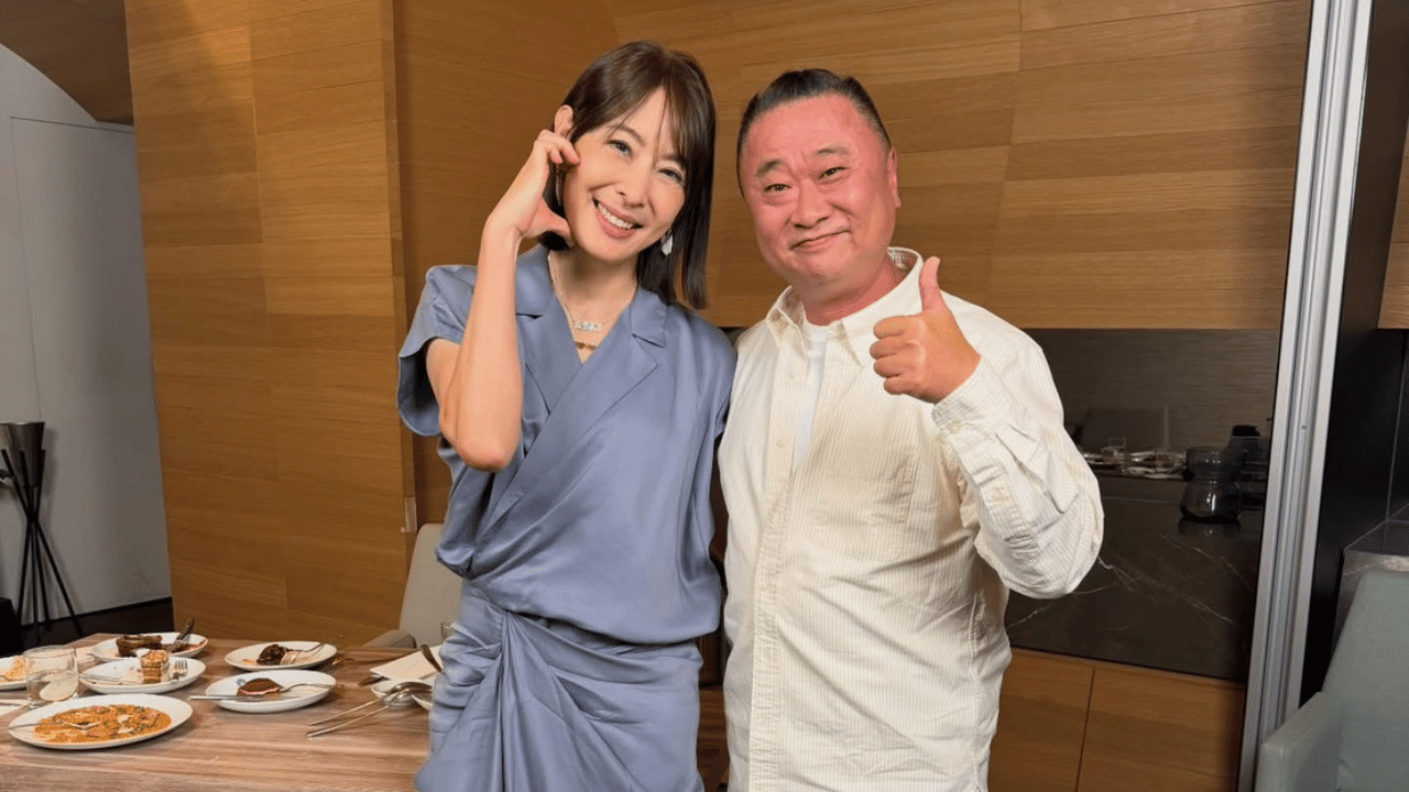台北101董事長賈永婕上邰智源主持的網路節目。(圖:賈永婕臉書)