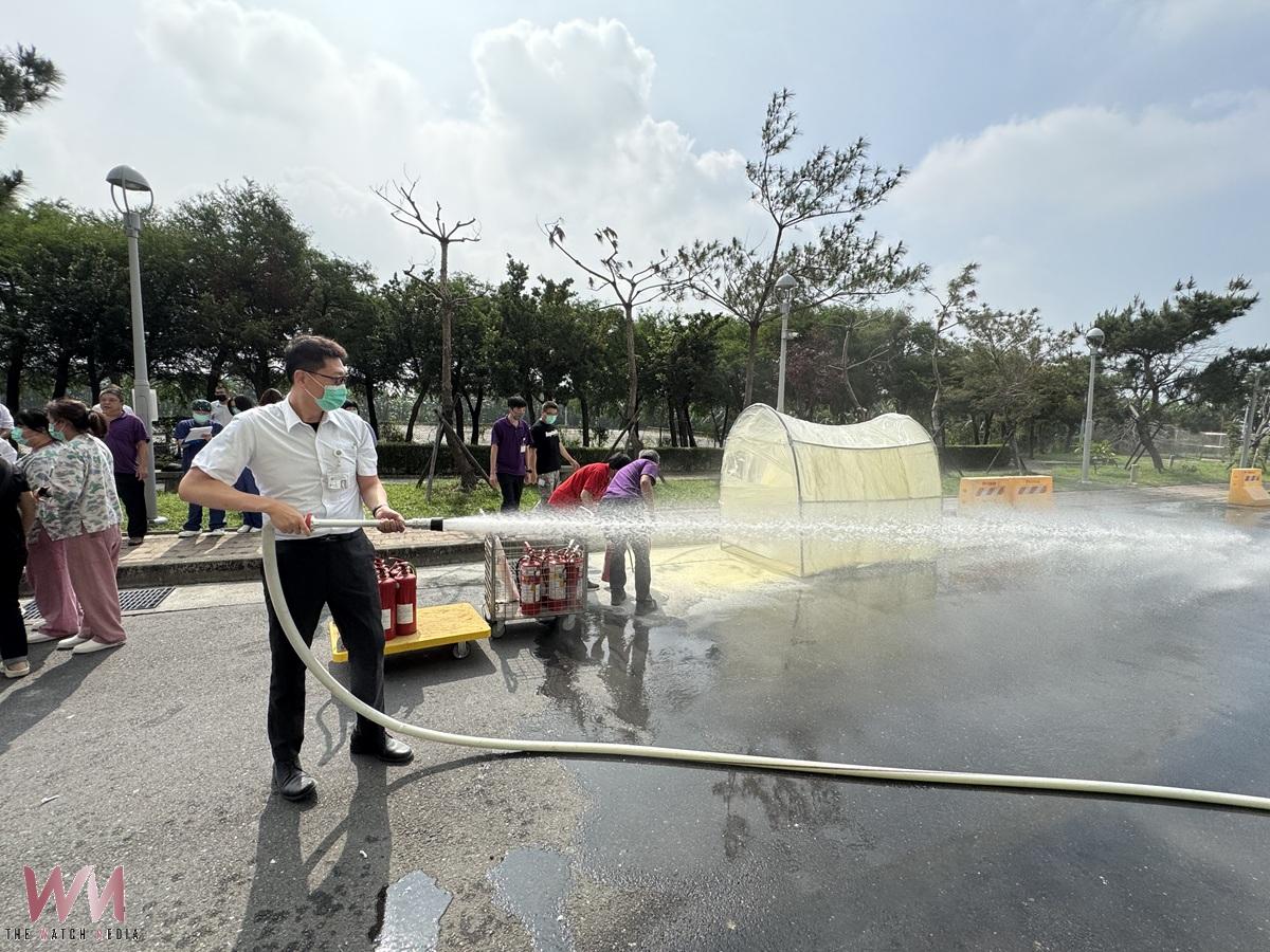 火場應變零距離 雲林基督教醫院辦理消防訓練 - https://www.watchmedia01.com