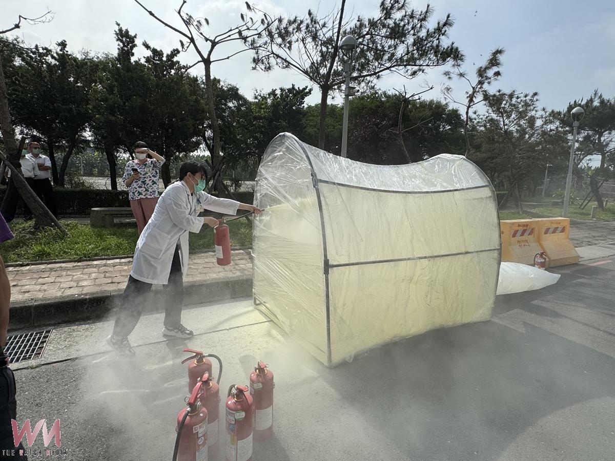 火場應變零距離 雲林基督教醫院辦理消防訓練 - https://www.watchmedia01.com