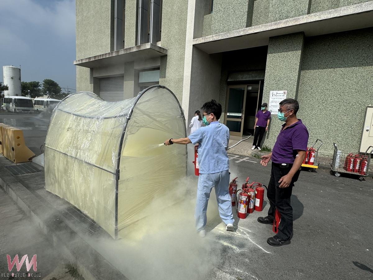 火場應變零距離 雲林基督教醫院辦理消防訓練 - https://www.watchmedia01.com