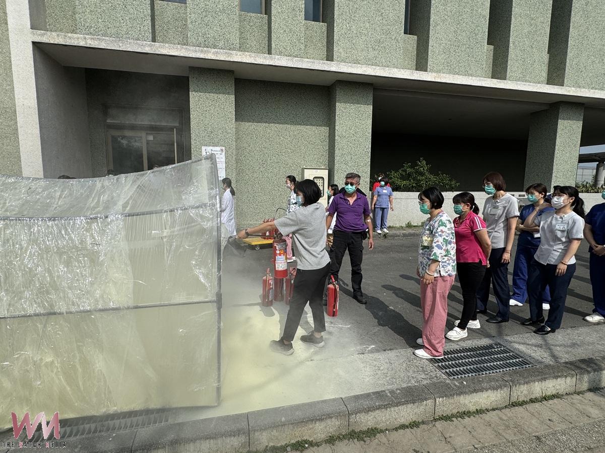 火場應變零距離 雲林基督教醫院辦理消防訓練 - https://www.watchmedia01.com