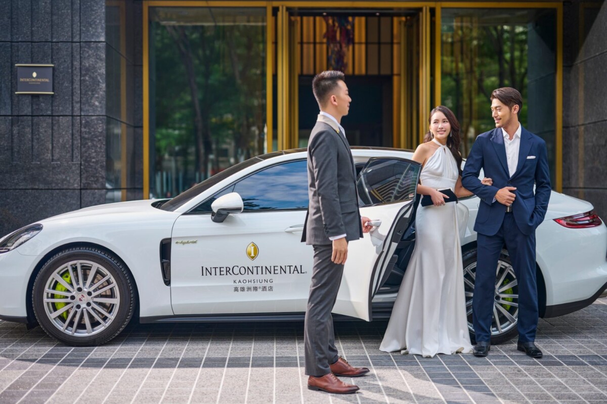 ▲專案包含單趟禮賓車接送至高雄流行音樂中心。(圖/洲際酒店提供)