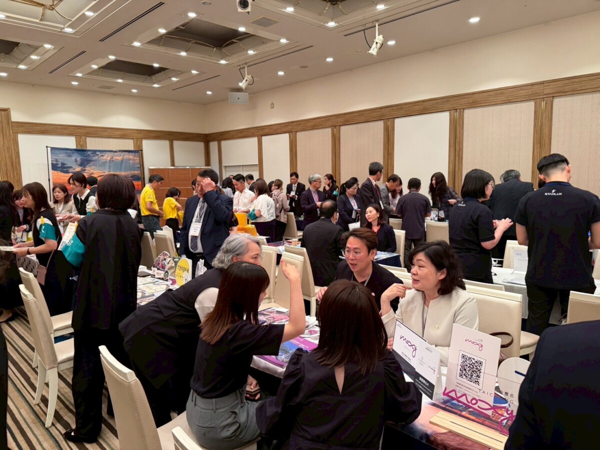 ▲推廣會現場台日業者密切交流。(圖/中市府提供)