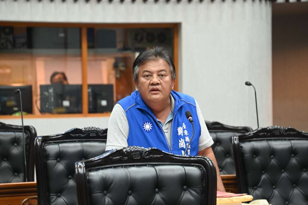 ∆台東縣議會115上半年度縣政總質詢,議員鄭崗山關注台東原民文化與觀光經濟發展。(圖/台東縣議會提供)