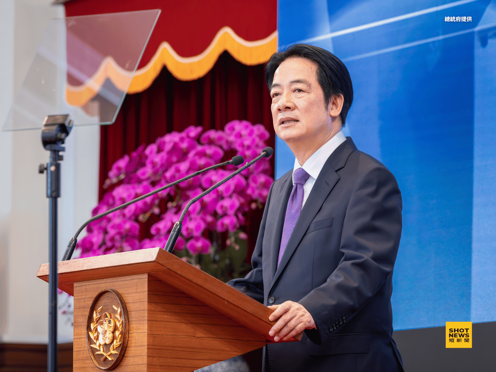 總統賴清德今(20)日發表執政兩週年談話。(總統府提供)