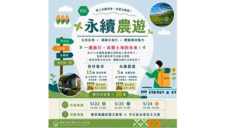 農村水保署攜手2026家樂福文化藝術季從土地出發 藝起回家