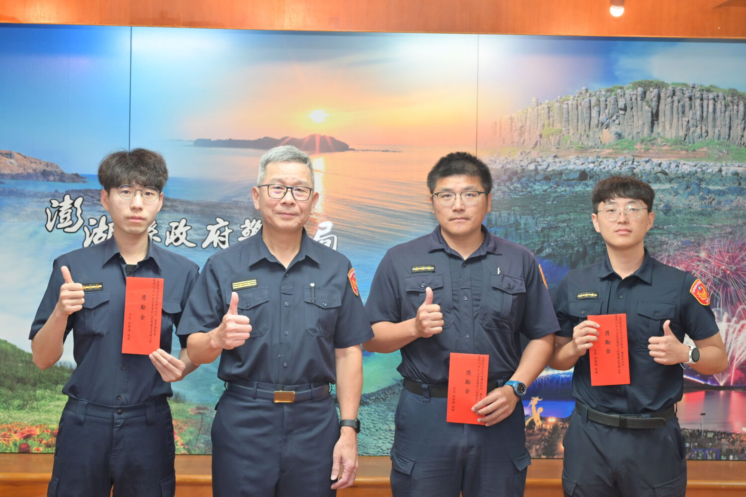 暖警守護不間斷  澎湖警察局表揚員警挽救民眾生命優良事蹟