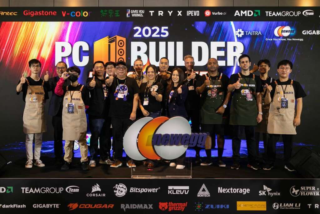 ▲全球PC改裝大神齊聚COMPUTEX,Newegg攜手MSI打造「2026 PC BUILDER」國際級極速組裝盛會。