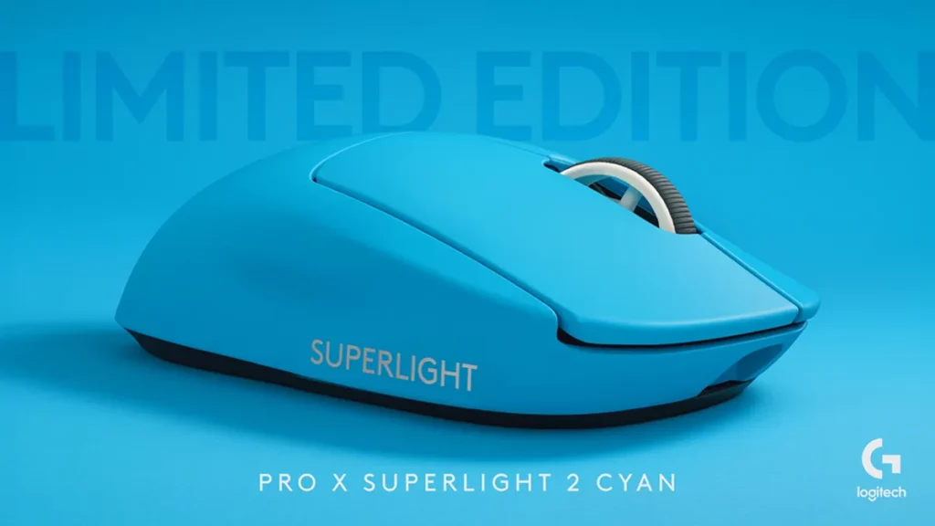 Logitech G PRO X SUPERLIGHT 2 電光藍特別版6月1日全台登場