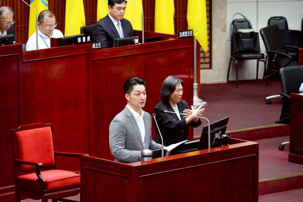 ▲臺北市長蔣萬安赴議會專案報告。