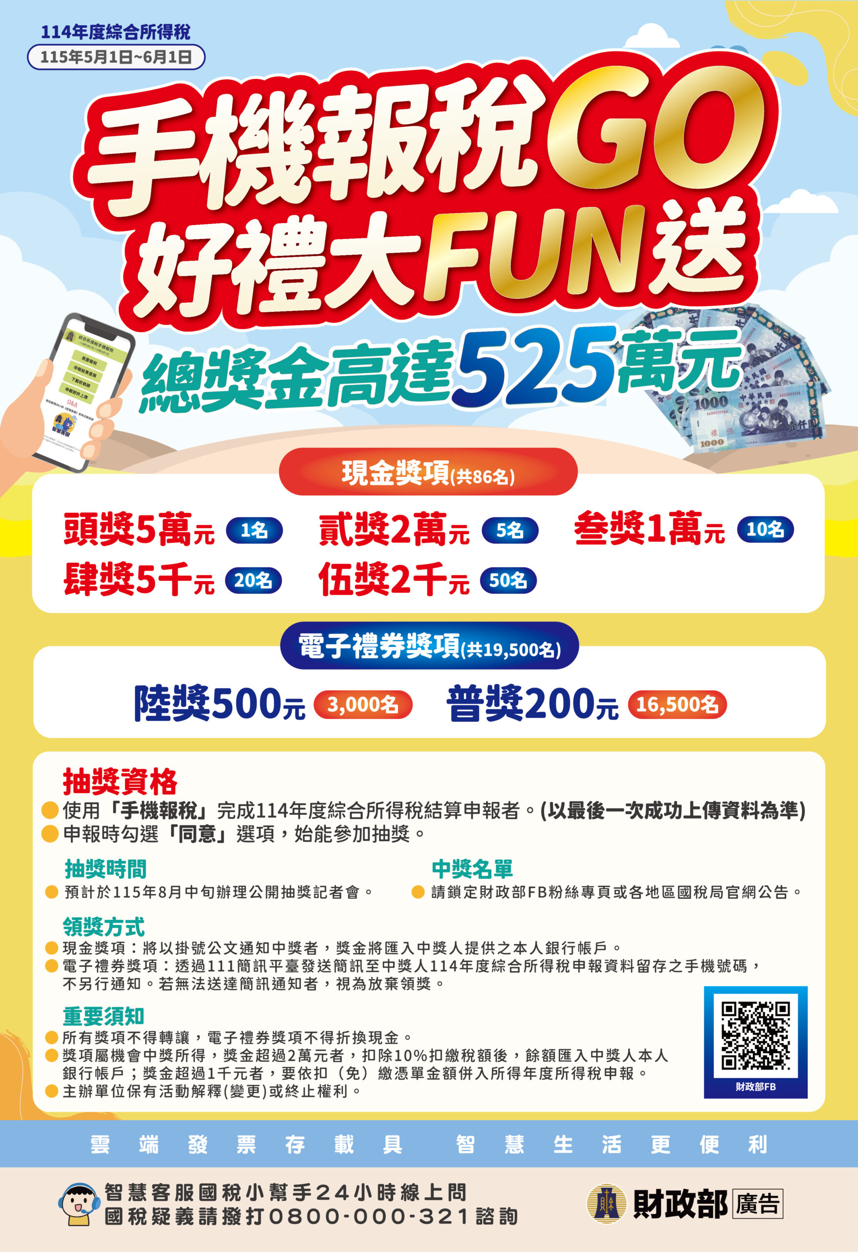 手機報稅抽大獎 最高獨得5萬元 s6g565f8 scaled