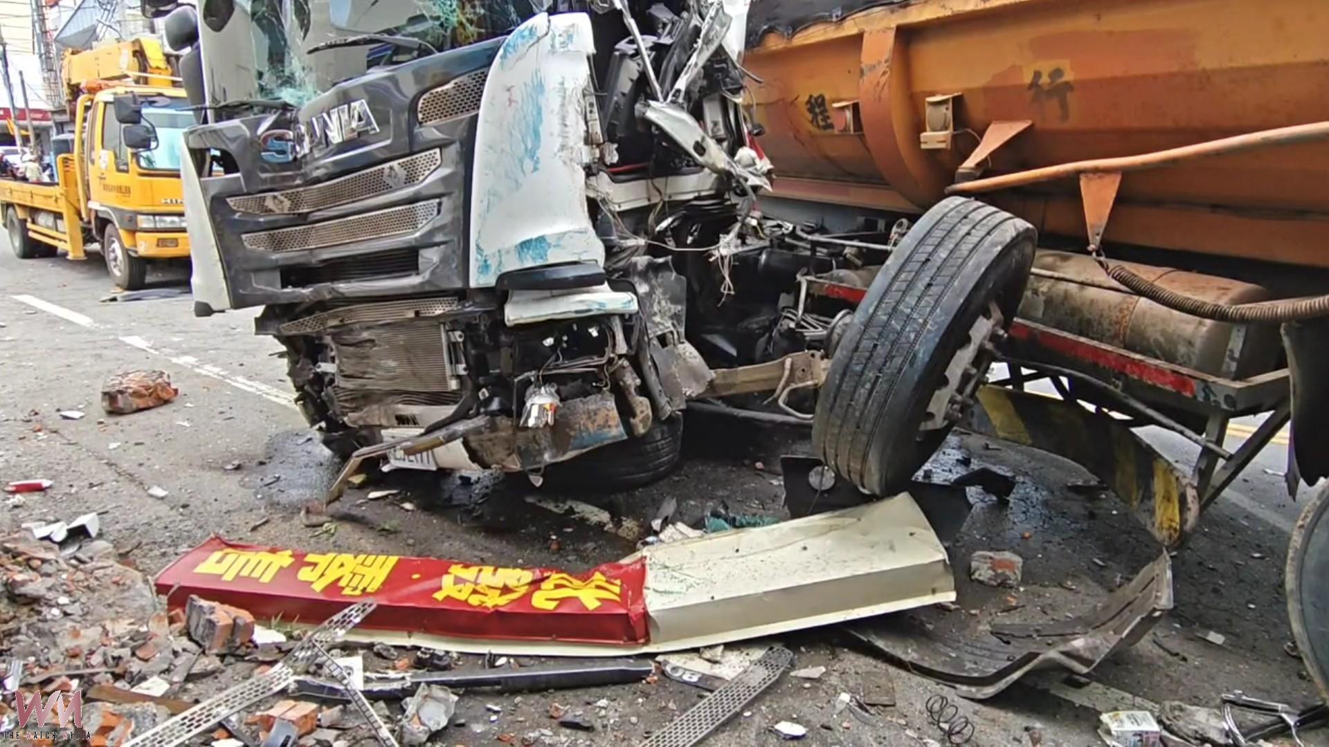 疑毒駕釀禍？砂石車衝進賣場現場一片狼藉 - https://www.watchmedia01.com