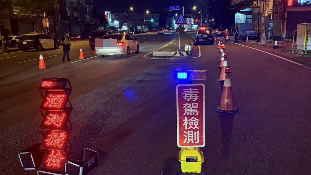 彰化強力嚴查毒酒駕　守護用路人安全