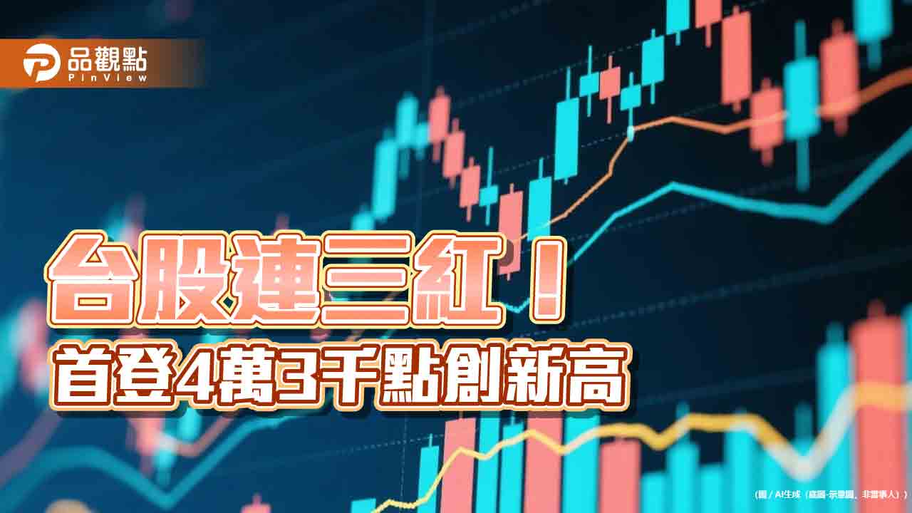 台股狂飆1360點！創新高43628　聯發科、宏碁、00919衝漲停