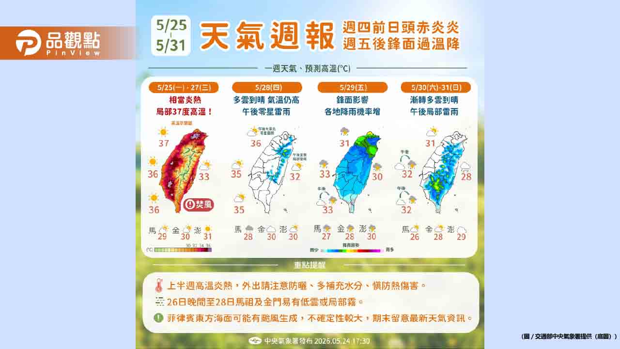 梅雨鋒面來襲!專家警告「排隊雲團」強降雨發威