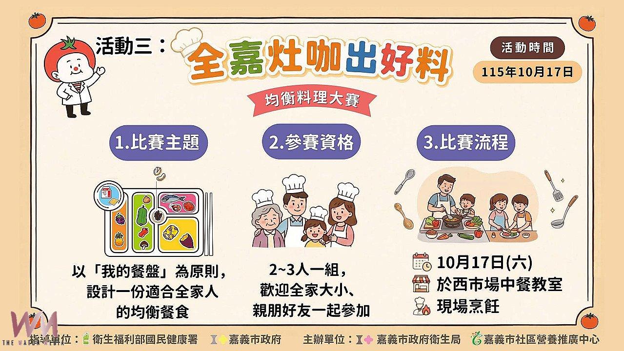 跟營養師迺菜市、拼廚藝 嘉市啟動嘉有大廚三部曲 - https://www.watchmedia01.com