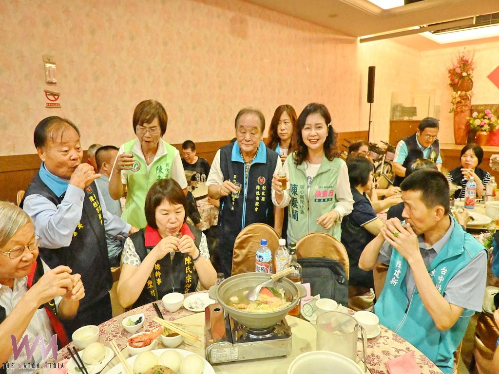 彰化縣陳姓宗親會會員大會凍蒜聲不斷 宗親全力護送陳素月到縣府 - https://www.watchmedia01.com