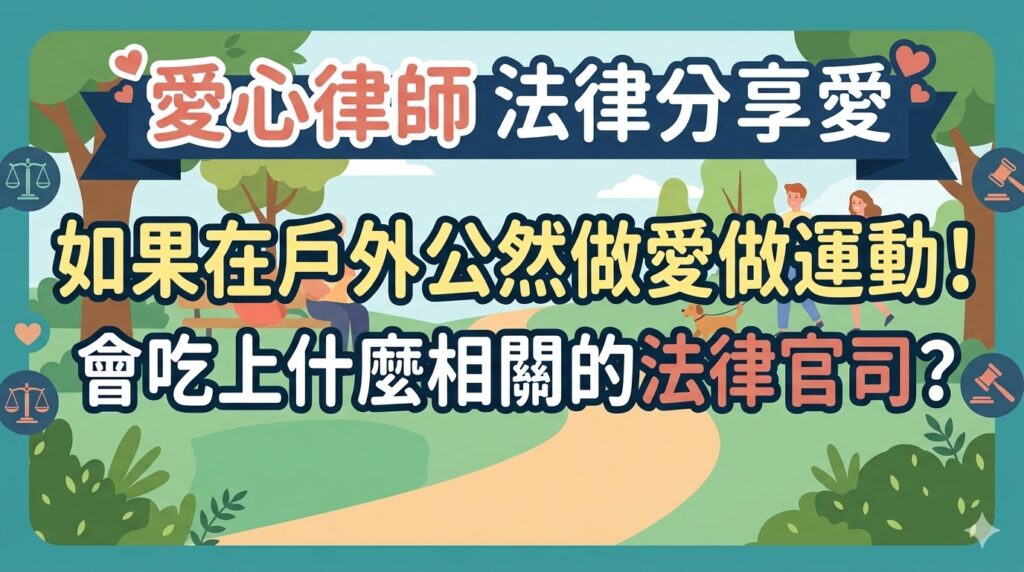 【陳曉鳴專欄】如果在戶外公然做愛做運動!會吃上什麼官司? 29 S 20193283 0 1024x572 1