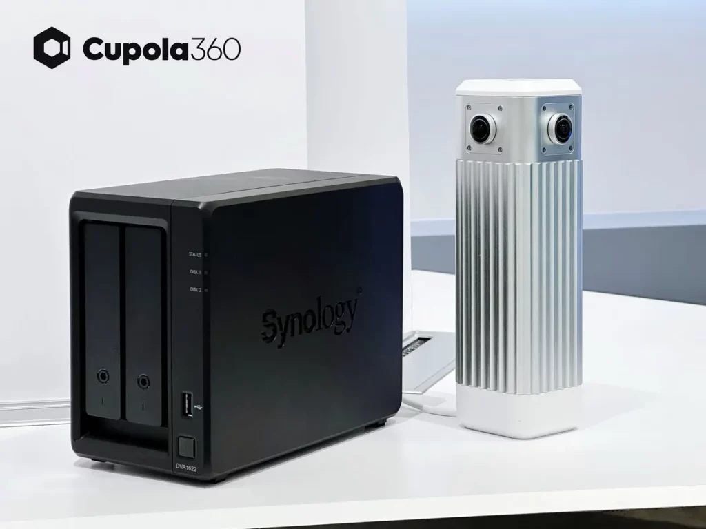 結合Cupola360相機與網路儲存伺服器之「全景時空膠囊組」