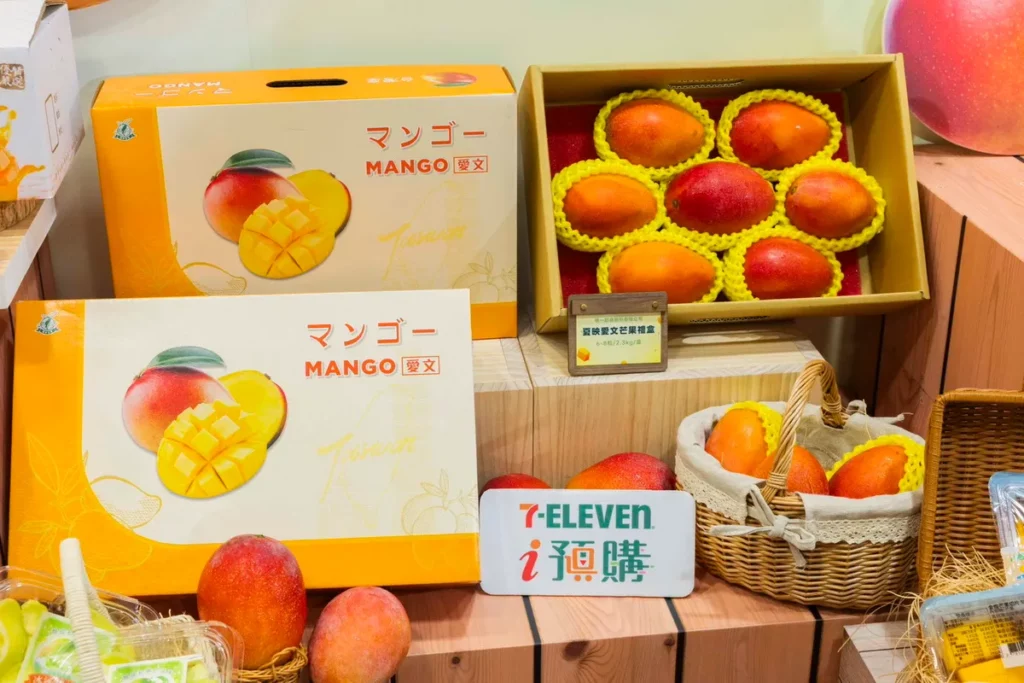 7-ELEVEN i預購、i划算推出「夏映愛文芒果禮盒」每箱重達2.3公斤