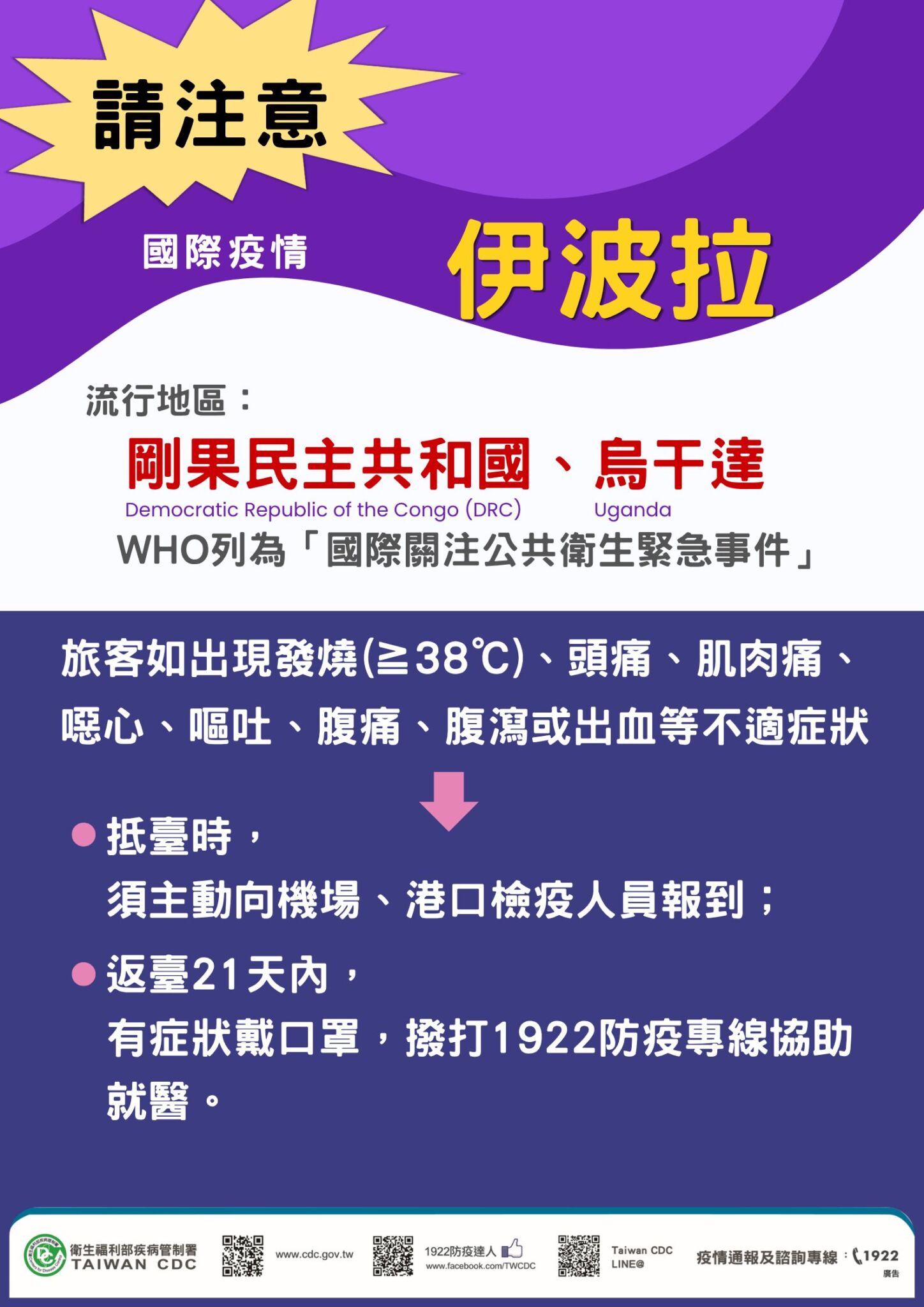 伊波拉「致死率恐藏黑數」 疾管署即起最高防疫!機場入境管制 222 伊波拉「致死率恐藏黑數」 疾管署即起最高防疫!機場入境管制 221