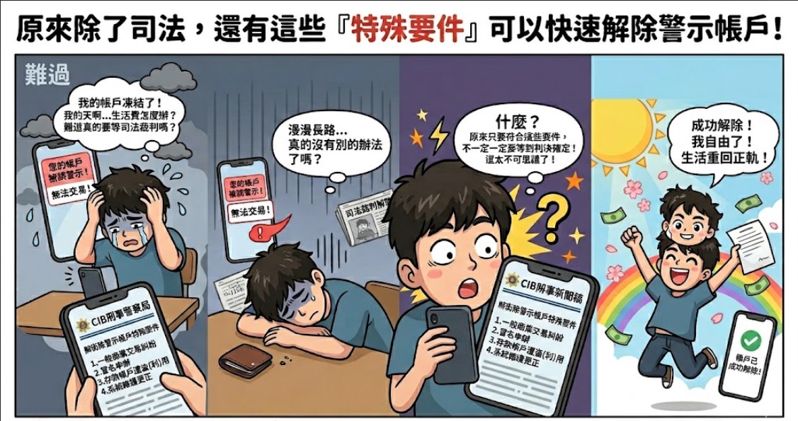 帳戶多出25筆小額匯款變警示戶 刑事局:符合特定要件可申請解除 S 22126659